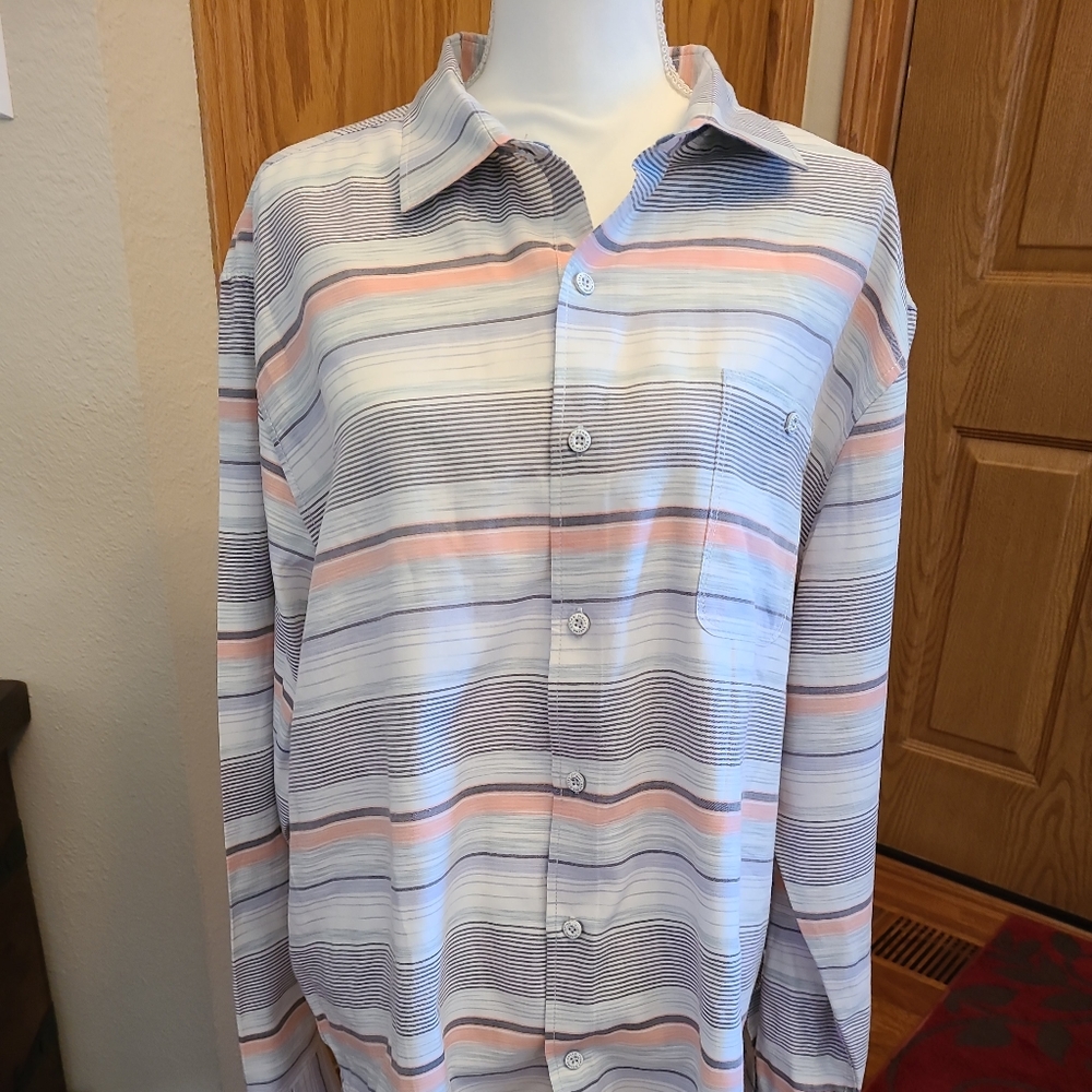 Men's Tommy Bahama Button Down Shirt xl long sleeve